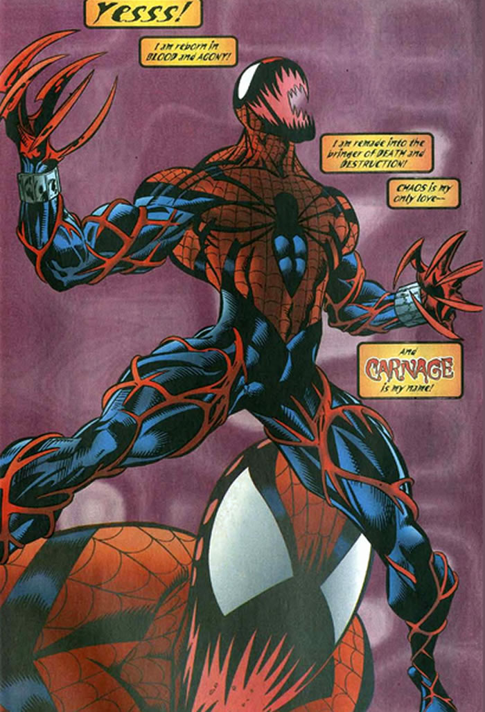 the union of carnage and 
					spider-maN