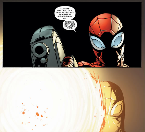 superior spider-man
					kills massacre
