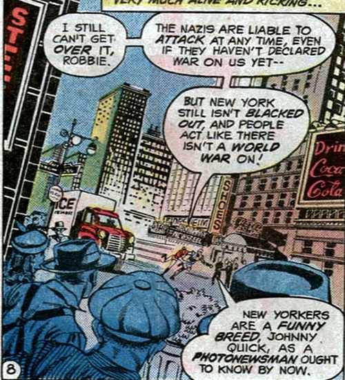 johnny quick and robotman in new york