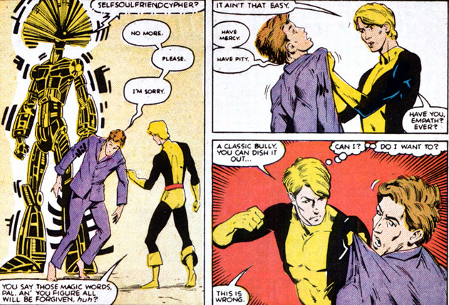 empath is taught a lesson by the new mutants