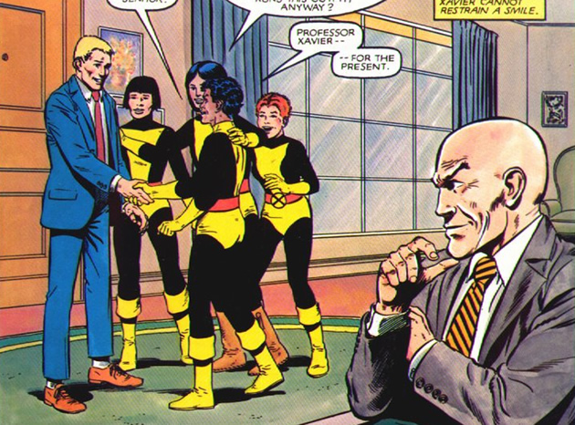 the new mutants gather together for the first time
