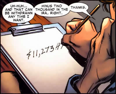 This is how much Peter Parker has in the bank during Marvel's Civil War event
