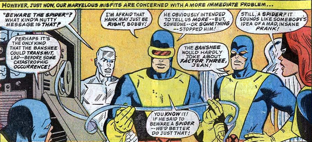 the x-men recieve a mysterious message