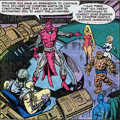 The High Evolutionary gives permission for the taking of Counter Earth