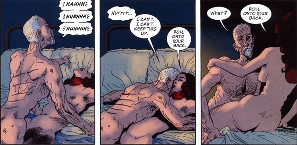 League of Extraordinary Gentlemen panel shagging