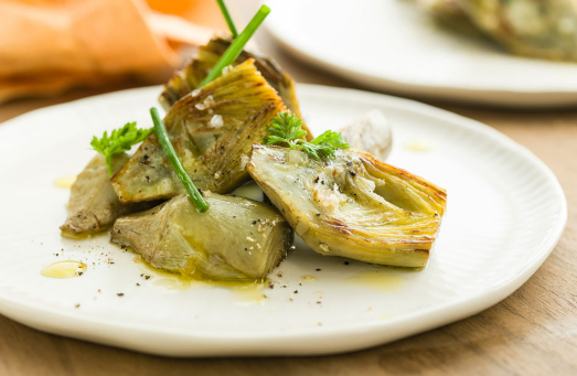 braised artichokes