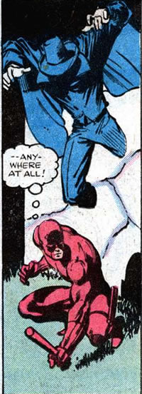 daredevil 158 panel : ambush