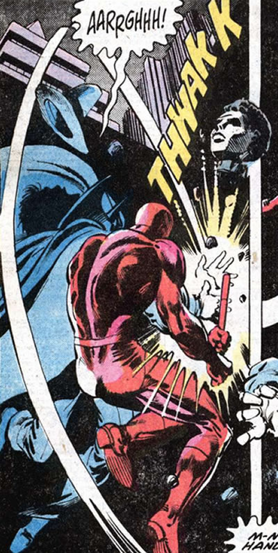 daredevil 158 panel : smash