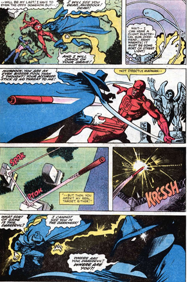 daredevil 158 panel : think