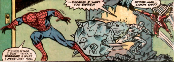 Spectacular Spider-Man : iceman attacks spider-man