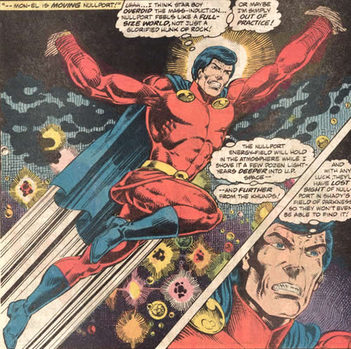 mon-el moves nullport