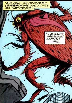 grant morrison's animal man panel : man roach