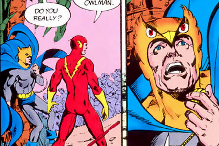 Crisis on Infinite Earths panel : owlman costume