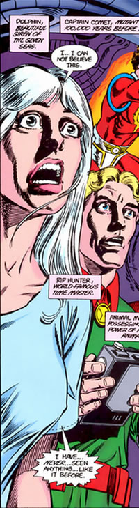 Crisis on Infinite Earths panel : dolphin