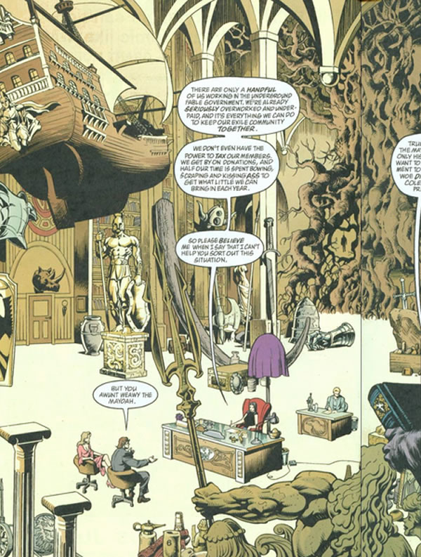 Fables panel : hall