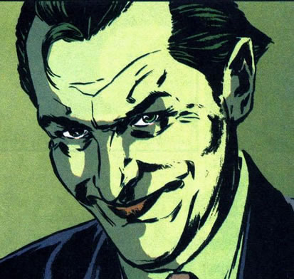 Batman Gotham Central : joker close-up