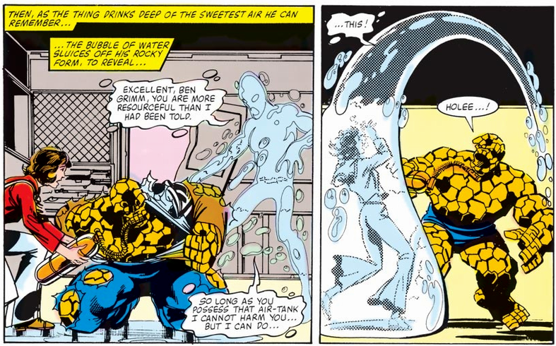 the thing uses scuba gear