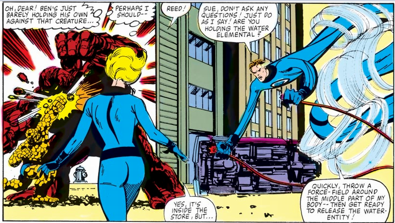 reed richards talking to invisible girl