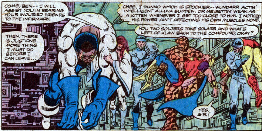giant-man and quasar cleaning up