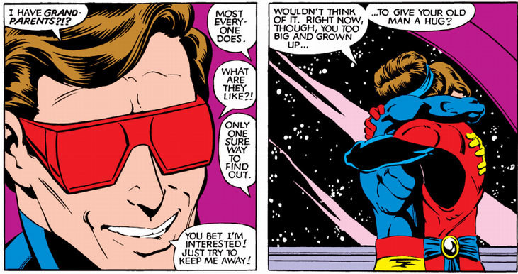 cyclops talks with his dad
