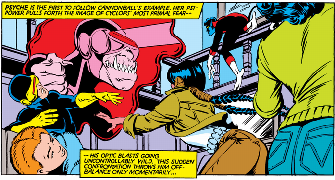 mirage goes up against cyclops