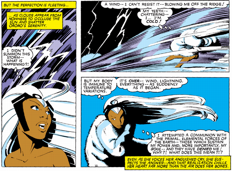 storm using her power