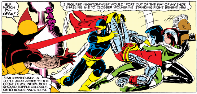 colossus fighting cyclops