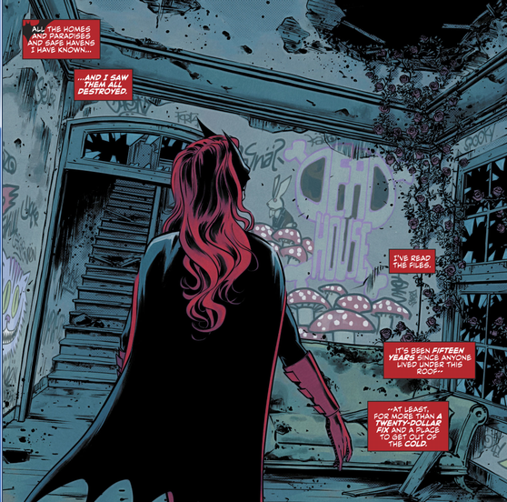 inside batwoman's old home