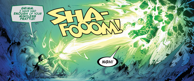 doom blasts the thing