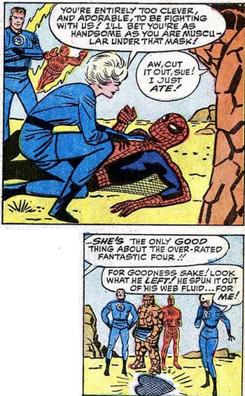 spider-man and sue storm