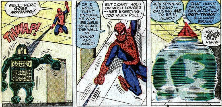 spider-man vs. the living brain