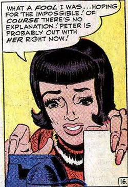 betty brant is distraught