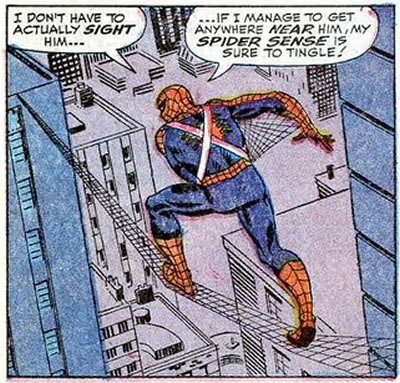spider-man on a web bridge