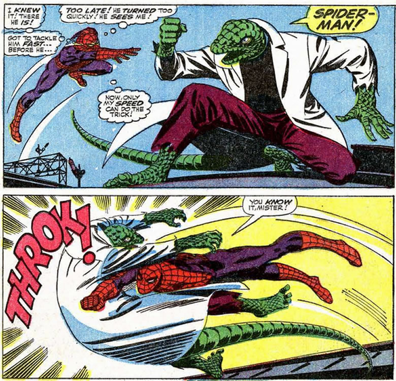 spider-man vs. the lizard