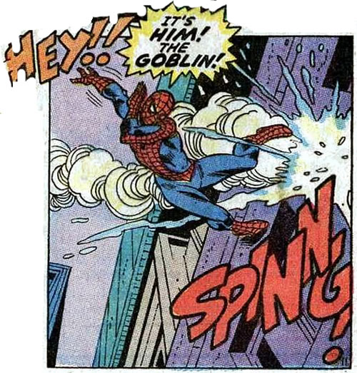 spider-man being attacked