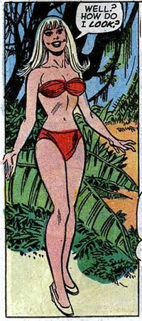 gwen stacy in a bikini
