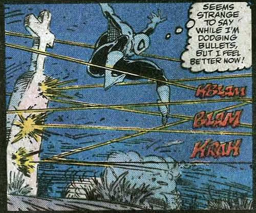 spider-man dodging bullets