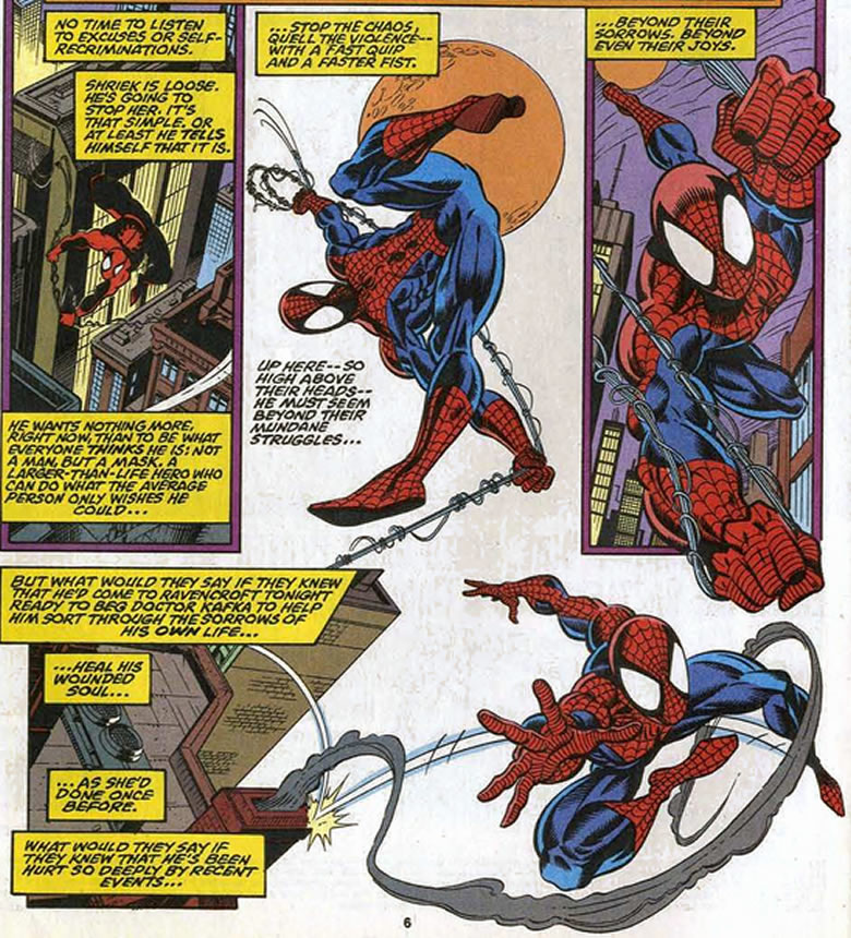 spider-man by mark
					bagley