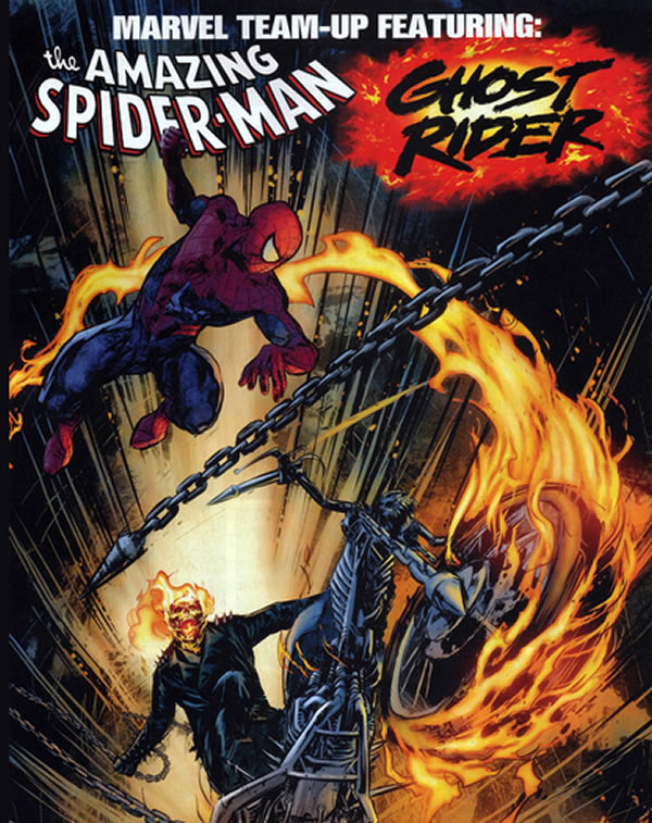 spider-man and 
					ghost rider team-up