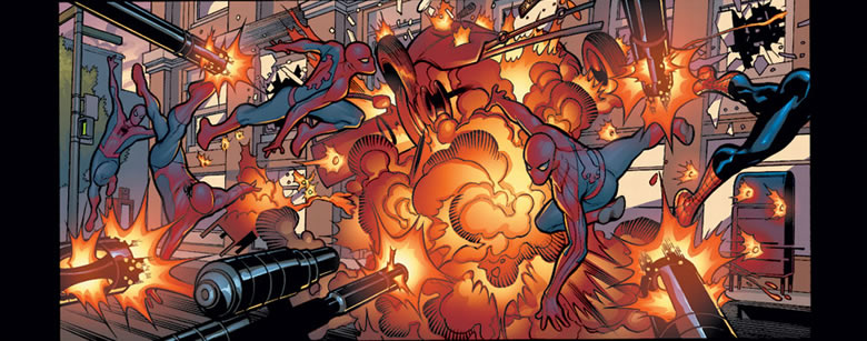 spider-man dodges guns