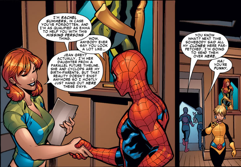 rachel summers and spider-man