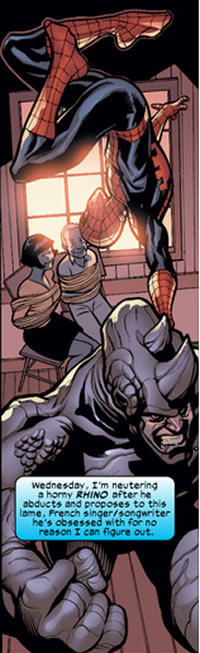 spider-man vs. rhino