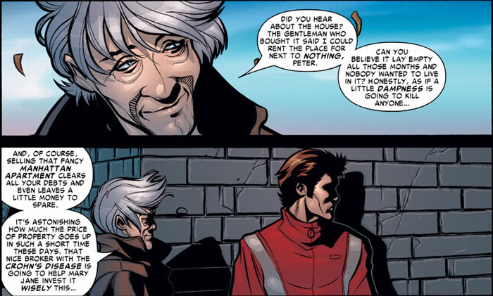 aunt may and peter having a talk