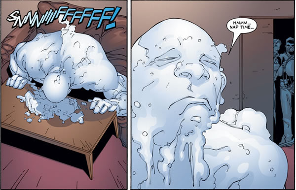 cocaine absorbing man getting sleepy