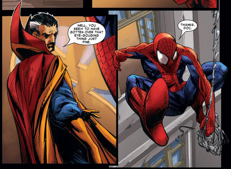 dr. strange and spider-man