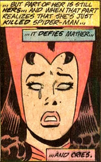 scarlet witch crying