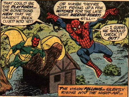 spider-man and the vision