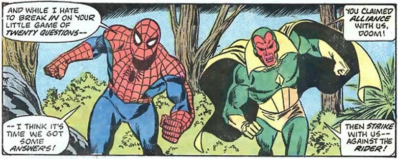 spider-man and the vision
