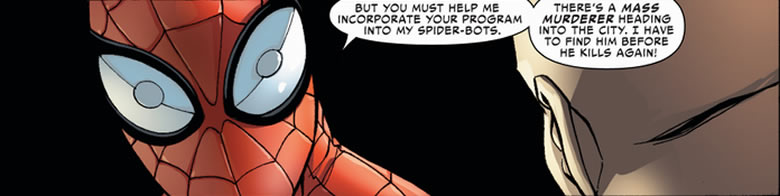 superior spider-man's 
					unique lenses