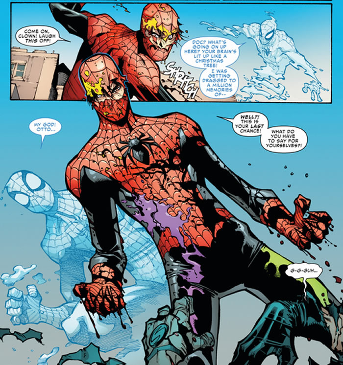 superior spider-man
					goes out of control